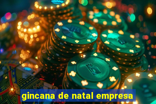 gincana de natal empresa